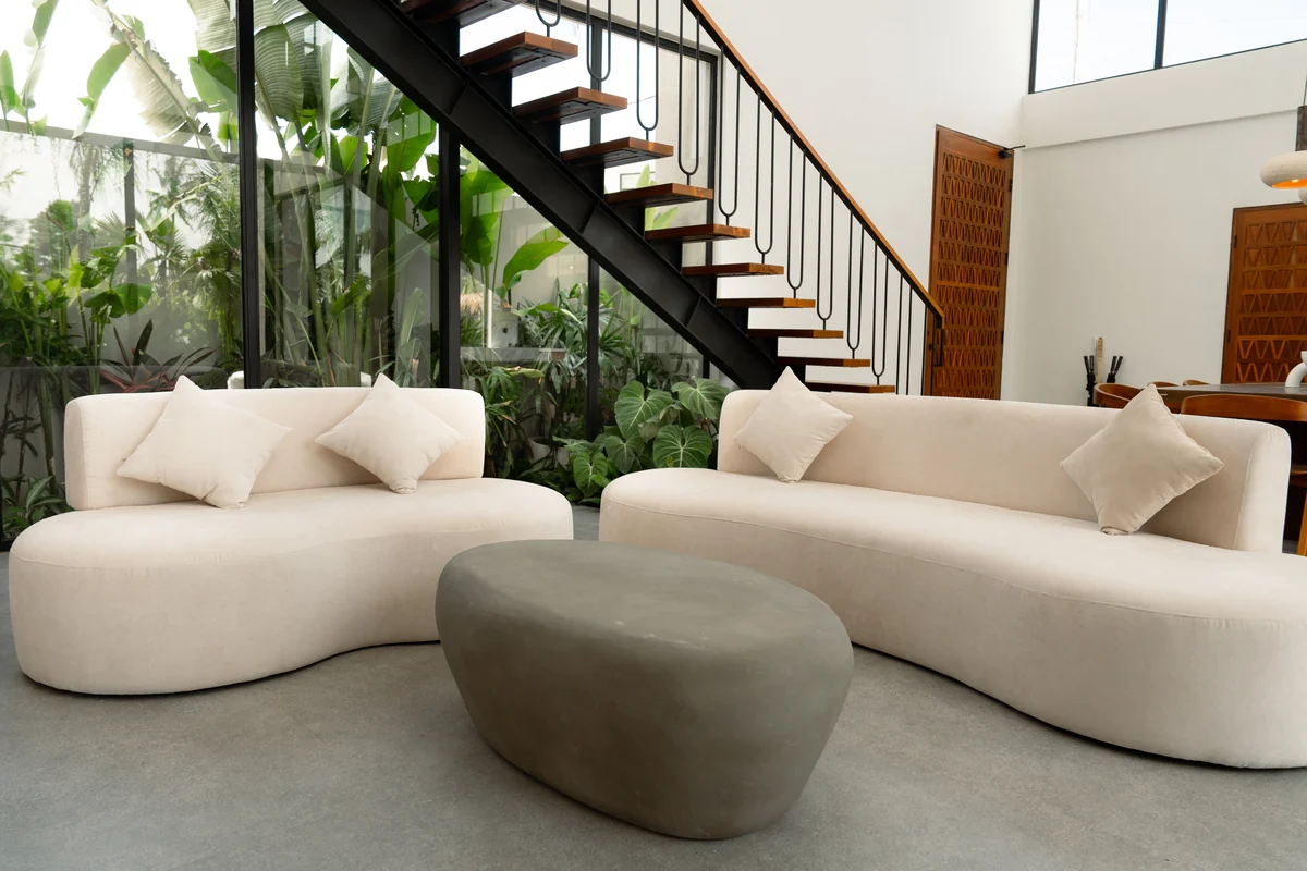 Villa Guillaume, Living et mobilier sur mesure